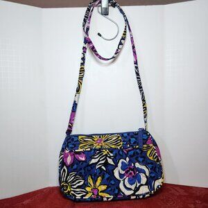 Vera Bradley Frannie African Violet Crossbody bag retired print